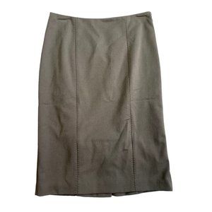 NWT Rebecca Taylor | Woman's Mid Length Pencil Skirt | Gray | 2